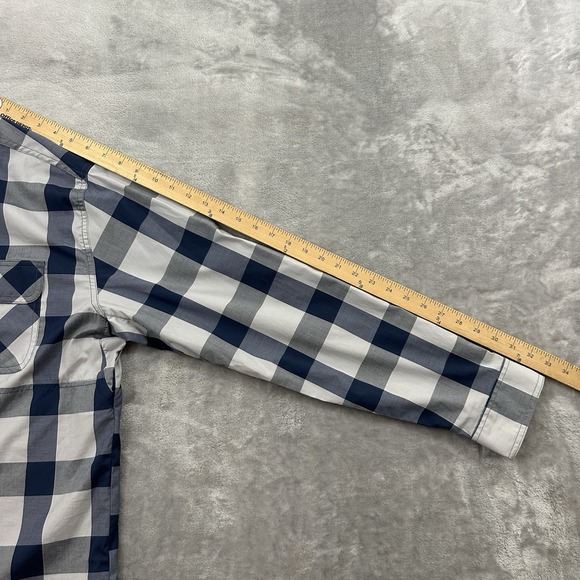 Vertx Shirt Men XL White Blue Guardian 2.0 Long Sleeve Plaid Tactical Concealed - Picture 8 of 10